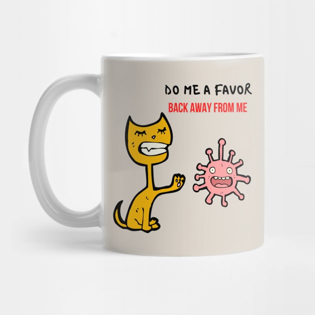 CUTE CAT - BACK AWAY FROM ME by O.M design